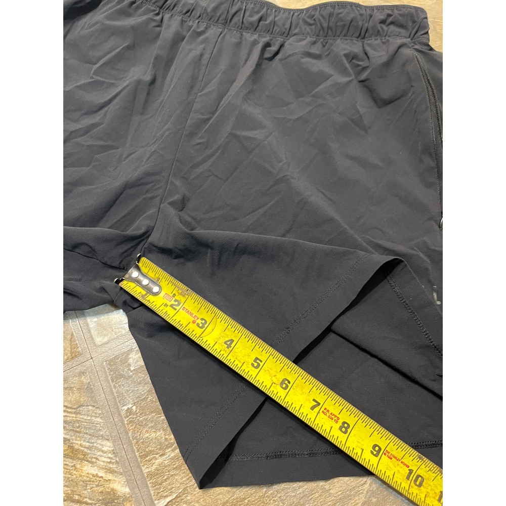 Nobull Training Shorts Mens Large Black Zipper Pockets - Picture 7 of 7